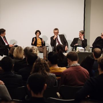 Podiumsdiskussion beim Wissenschaftstag 2019