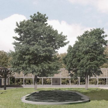 Entwurf für die Gutsanlage Marienthal. Entwurfsverfasser: Chrisoph Hayn