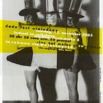 Plakat zum DADA-Abend (Bauhaus-Universität Weimar)