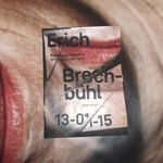 Plakat zur Veranstaltung mit dem Schweizer Grafiker Erich Brechbühl