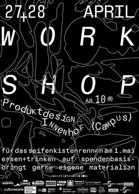 Plakat zum Seifenkistenworkshop