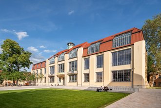 Picture of the campus of the Bauhaus-Universität Weimar