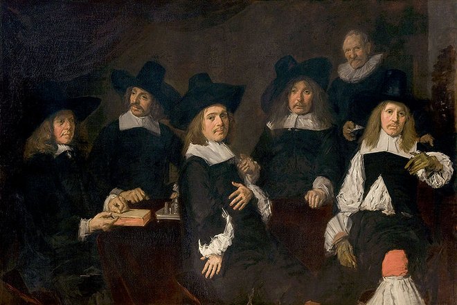 Regents of the Old Men’s Alms House by Frans Hals, 1580-1666.