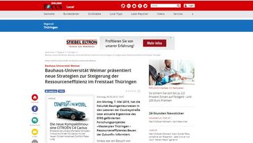 Screenshot der Seite