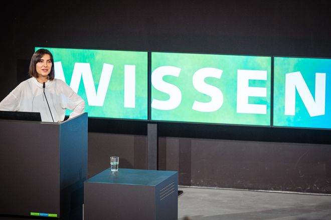Referentin Dr. Elena Vogman »Medien und Milieus der kritischen Psychiatrie« (Foto: Thomas Müller)