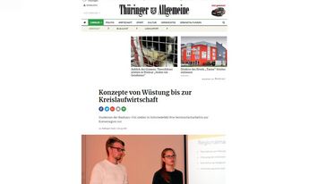 Screenshot der Seite