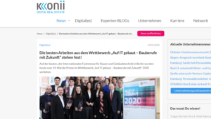 Screenshot der Website 