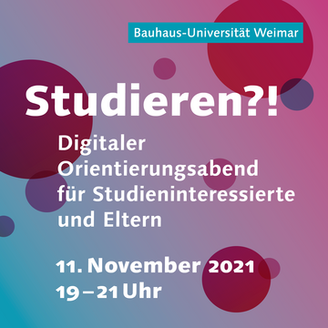 Grafik zum Orientierungsabend