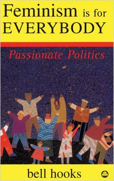 The book cover shows the book's title as well as the author's name in black letters on a yellow background. At the center, there's a colorful graphic depicting a crowd of Black and Brown people who are raising their arms in celebration.