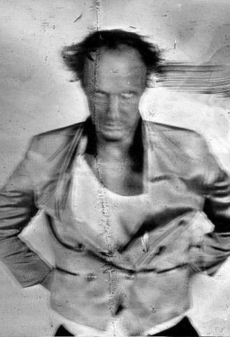 Selbstportrait von Andreas Grahl mit Kollodium-Nass-Technik aufgenommen