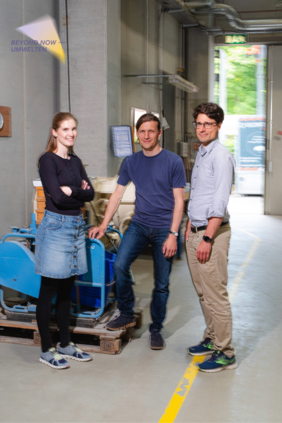 Luise Göbel, Fabian Ehle und Timon Echt (from left to right), Photo: Julian Linden Luise Göbel, Fabian Ehle und Timon Echt (from left to right), Photo: Julian Linden
