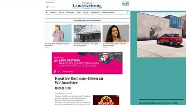 Screenshot der Seite