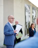 Der Abteilungsleiter für den Justizvollzug, Ministerialdirigent Jörn Goeckenjan, sprach zur Eröffnung ein Grußwort.