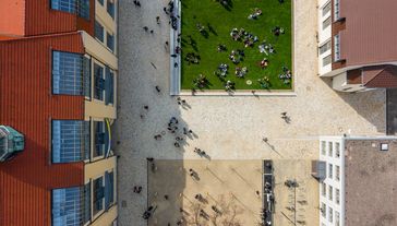 Campus from above, Photo: Thomas Müller