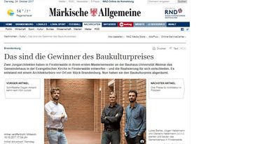 Screenshot der Seite