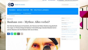 Screenshot der Seite