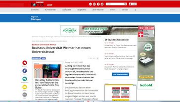Screenshot der Seite