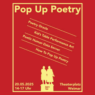 Poster für die Theaterplatz Performances 2025 / Gestaltung: Florian Rommel