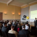 IBA-Geschäftsführerin Dr. Döhler-Behzadi begrüßte die Vertreter der IBA Kandidaten (Quelle: IBA Thüringen, Foto: Thomas Müller)
