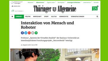 Screenshot der Seite