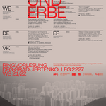 Plakat der Vortragsreihe (Gestaltung hla.studio)