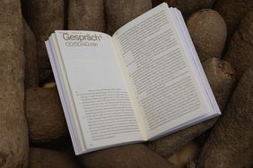 Photo of the open publication