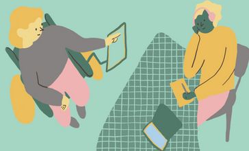 Illustration zum Thema Hilfestellung für Mitarbeitende bei der Umsetzung digitaler Barrierefreiheit