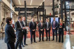 Foto Besuch Ministerpräsident Bodo Ramelow zur Preiswürdigung »Ausgezeichneter Ort 2019«