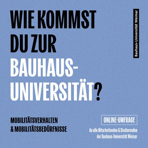 Mobilitätsumfrage unter Studierenden und Mitarbeitenden gestartet 