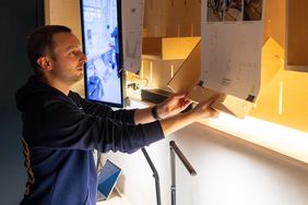 Der Hub entstand unter wissenschaftlicher Anleitung der Professur Bauphysik, darunter Lia Benetas und Alexander Benz. Bauhaus-Universität Weimar, Foto: Matthias Eckert