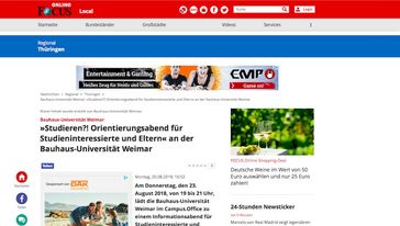 Screenshot der Seite