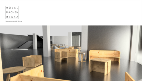 Loungebereich mit Sofas, Beistelltischen, Hockern und Spieltischen (Entwurf: Martin Schmidt, Niels Cremer, Raffael Welter)
