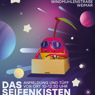 Plakat zum Seifenkistenrennen
