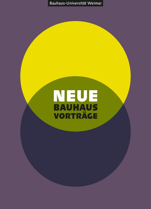 Cover of the »Neue Bauhausvorträge«