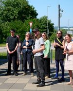 Pio Rahner, künstlerischer Mitarbeiter an der Professur Fotografie hatte das Projekt initiiert und geleitet.