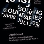 Die »Young Bauhaus Research Conference 2018«  an der Bauhaus-Universität Weimar richtet sich an Wissenschaftlerinnen und Wissenschaftler aller Fachrichtungen, an Künstlerinnen und Künstler sowie Designerinnen und Designer. (Foto: Bauhaus Research School)