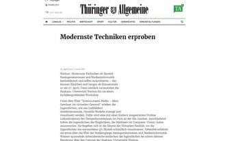 Screenshot der Seite