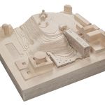 Heike Hanadas Modell für die Asplund Bibliothek in Stockholm (Bauhaus-Universität Weimar)