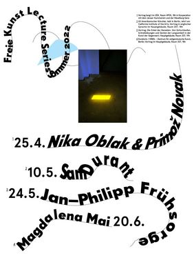 Plakat zur Lecture Series