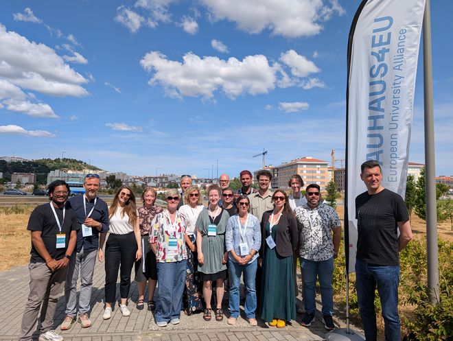 Die Weimarer Delegation vor der Heimreise