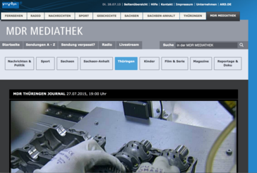 Screenshot der Website