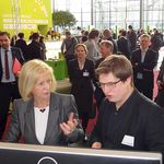 Prof. Dr. Johanna Wanka auf der CeBIT 2015 (Foto: Sascha Erfurt)
