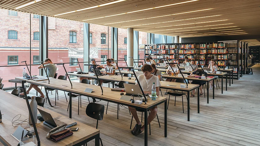University Library, seating, studying