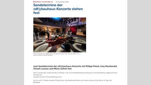Screenshot der Website 