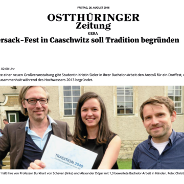Screenshot des verlinkten Artikels auf OTZ.de