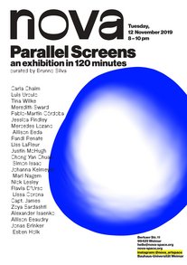 Poster for the event »Parallel Screens«