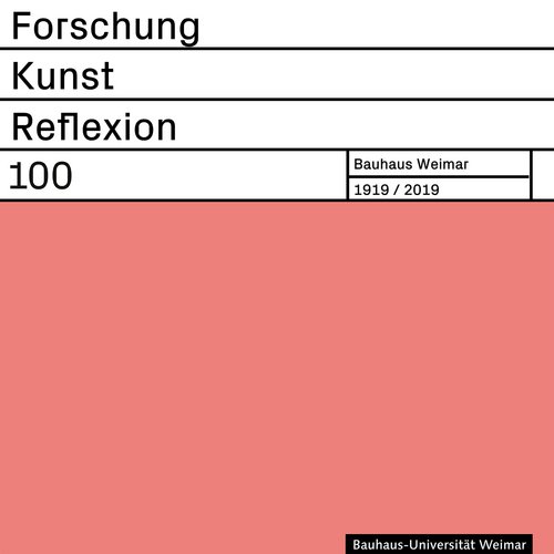 Screenshot of the website bauhaus100.uni-weimar.de