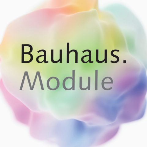 Bis zum 25. Juni 2023 bewerben! Keyvisual der Bauhaus.Module