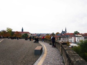 Tolle Aussicht über die Dächer der Stadt. (Bauhaus-Universität Weimar, Foto: Lena Zimmermann)