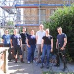 Gruppenbild Studierende Bauaufnahmepraktikum